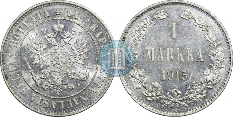 Picture 1 markka 1915 year S 