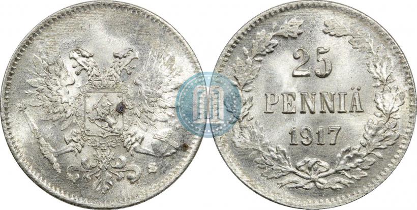 Фото 25 пенни 1917 года S 