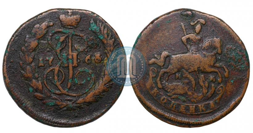 Picture 1 kopeck 1766 year ММ 