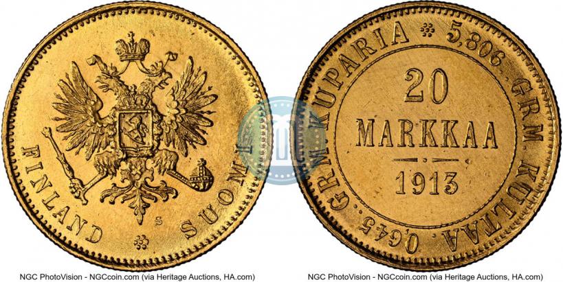 Picture 20 markkaa 1913 year S 