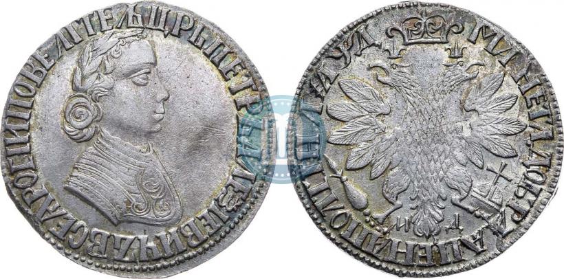 Фото Полтина 1704 года МД "Портрет работы Ф. Алексеева"