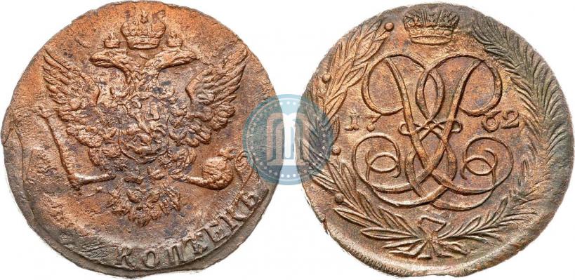 Фото 5 копеек 1762 года  