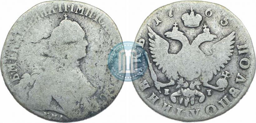 Фото Полуполтинник 1765 года ММД-EI-Т.I. 