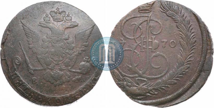 Фото 5 копеек 1770 года ЕМ 
