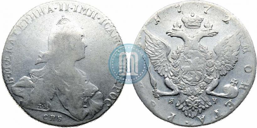 Фото 1 рубль 1772 года СПБ-ЯЧ-Т.И. 