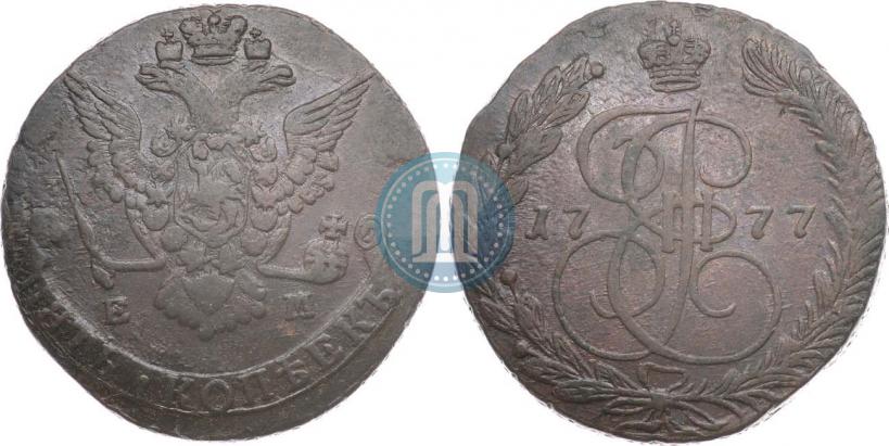 Фото 5 копеек 1777 года ЕМ 
