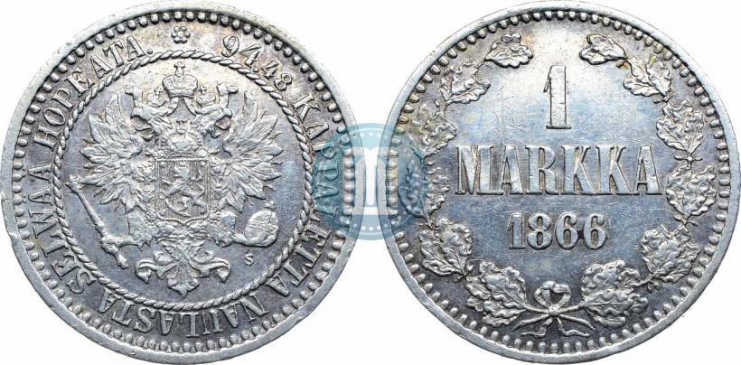 Фото 1 марка 1866 года S 