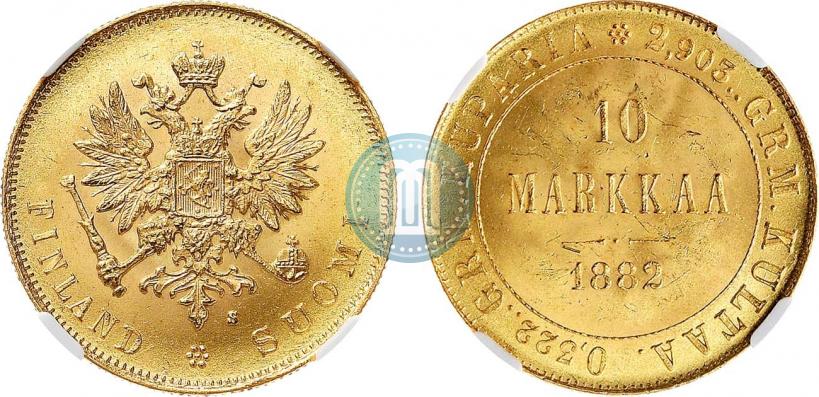 Фото 10 марок 1882 года S 