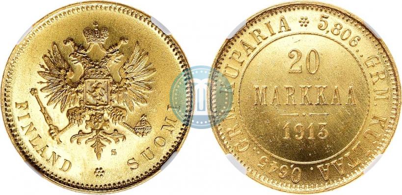 Picture 20 markkaa 1913 year S 