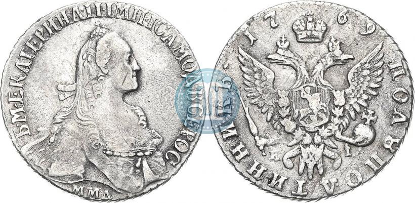Фото Полуполтинник 1769 года ММД-EI 