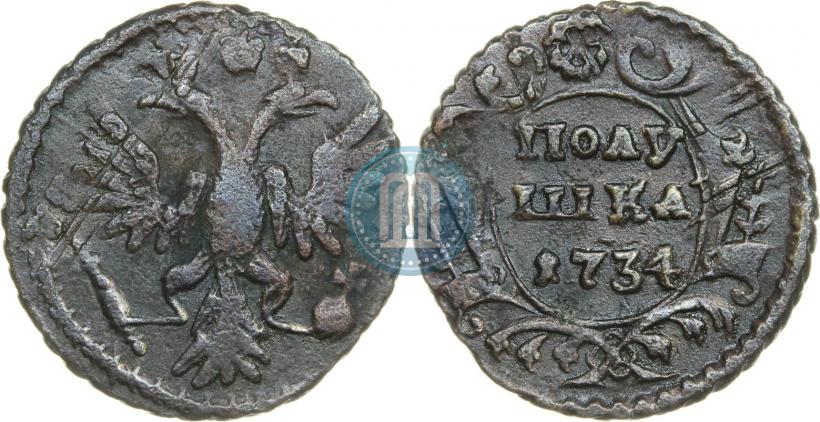 Picture Polushka 1734 year  