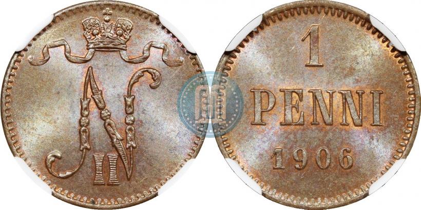 Picture 1 penni 1906 year  