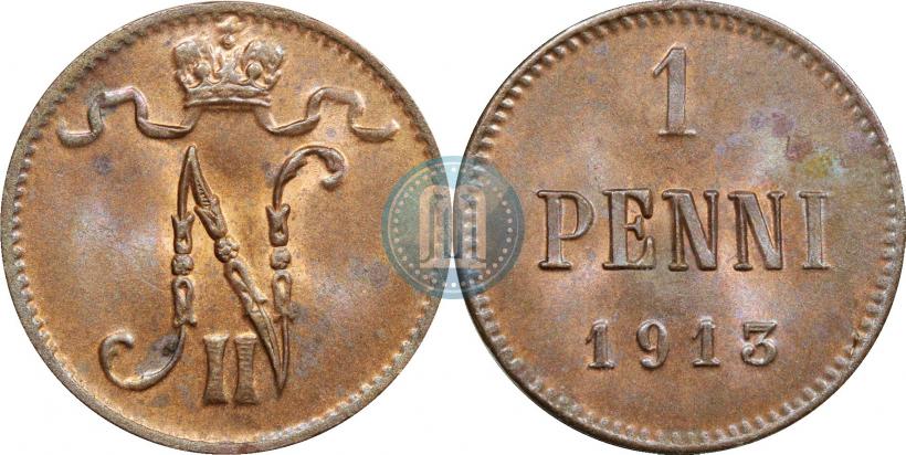 Picture 1 penni 1913 year  