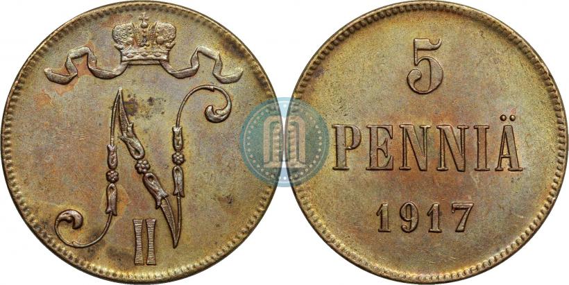 Фото 5 пенни 1917 года  