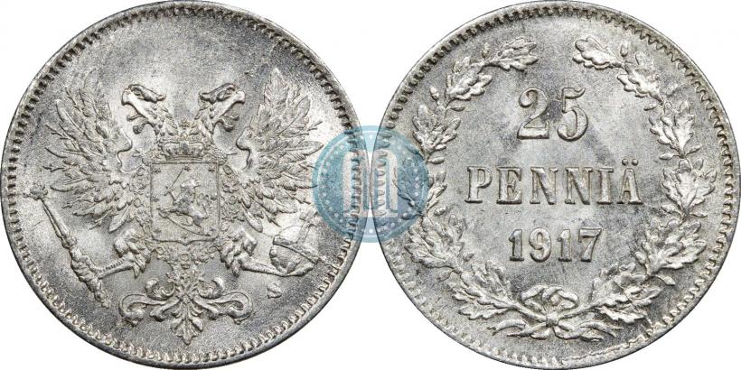 Фото 25 пенни 1917 года S 