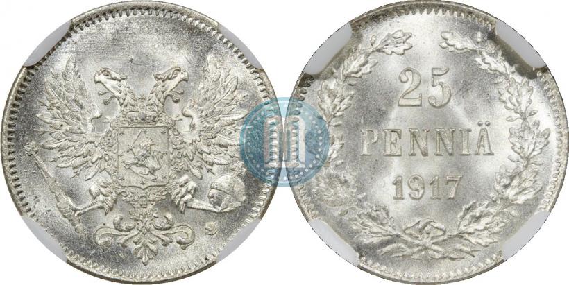 Фото 25 пенни 1917 года S 