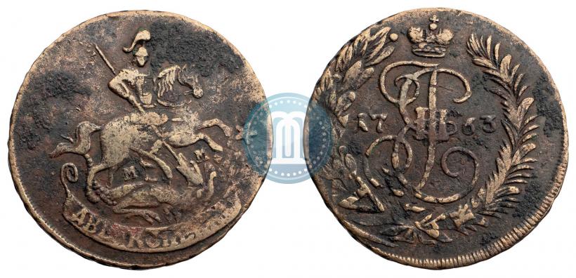Picture 2 kopecks 1763 year ММ 