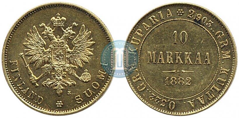 Фото 10 марок 1882 года S 